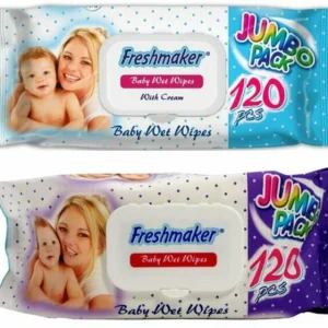 Freshmaker nedves törlőkendő 120db