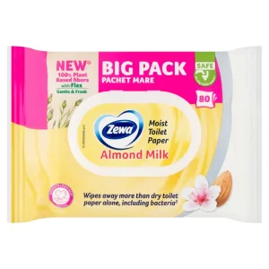 Zewa nedves törlőkendő Almond 80db
