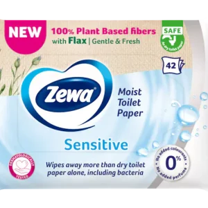 Zewa nedves törlőkendő Sensitive 42db
