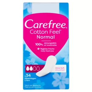 Carefree tisztasági betét illatmentes 34db